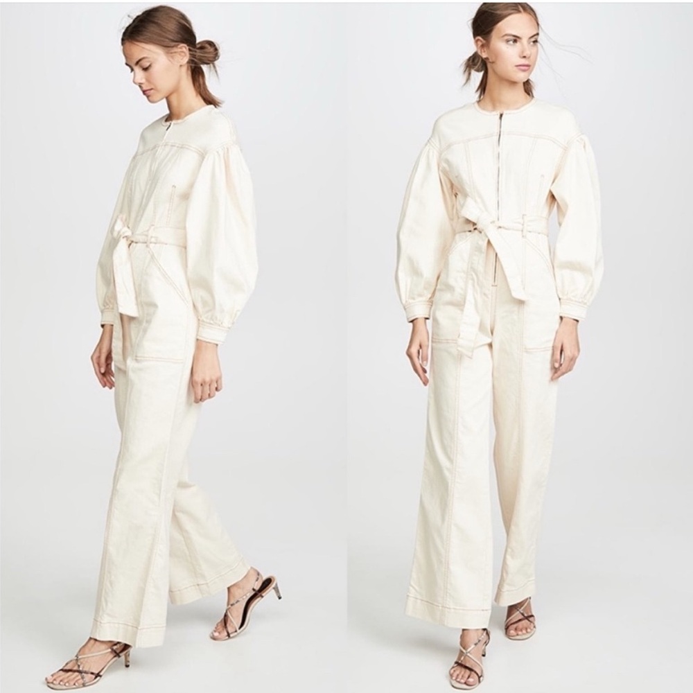 ULLA JOHNSON Akiba Denim Jumpsuit